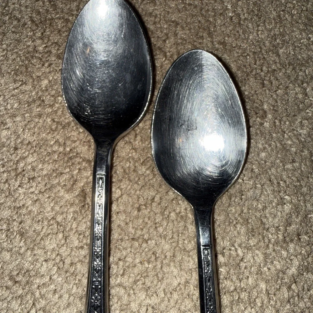 Vintage Interpur Florenz Stainless Soup Spoons